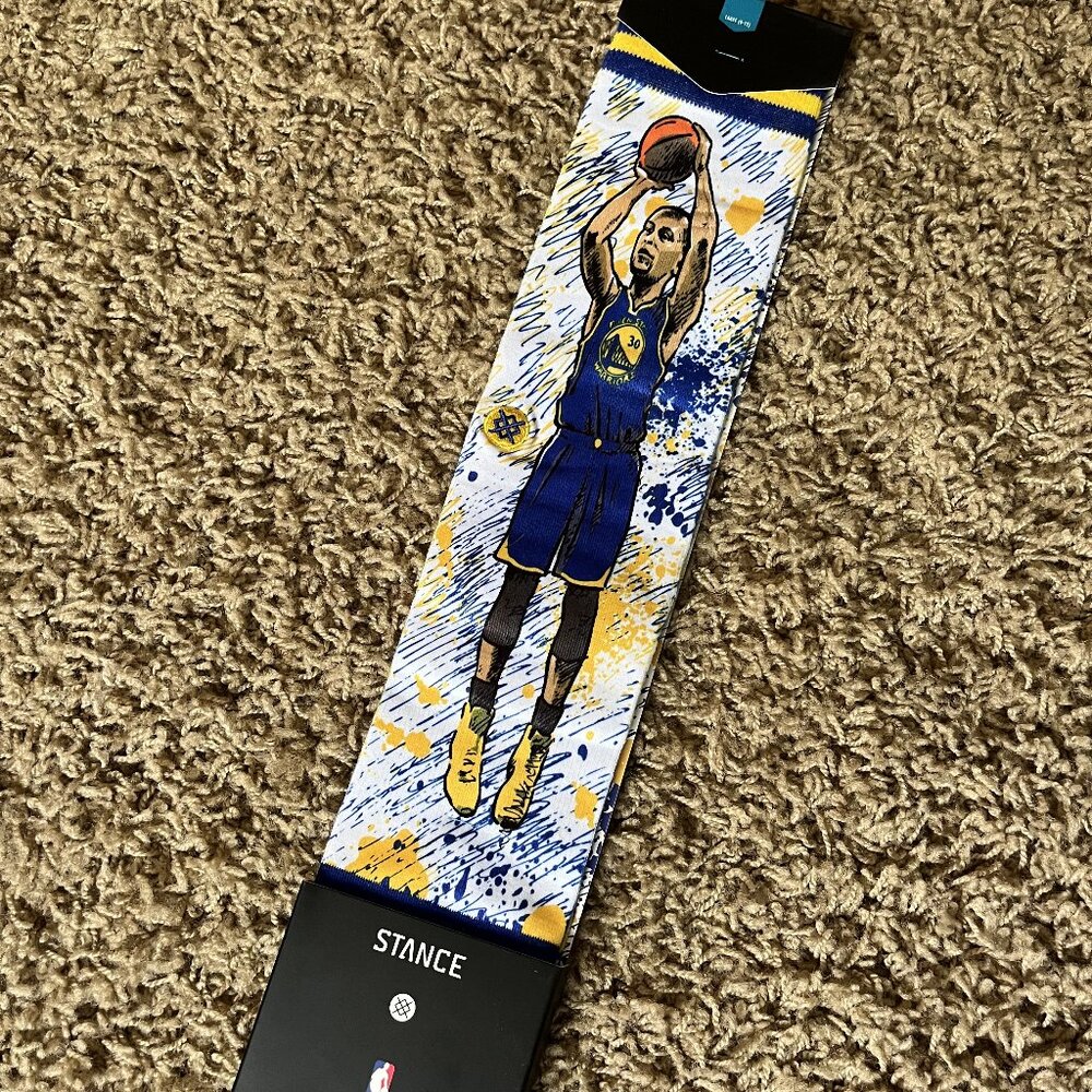 Steph Curry Stance socks (size Large)